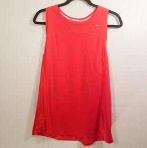 Nike dri-fit. Red razorback athletic muscle tee style top